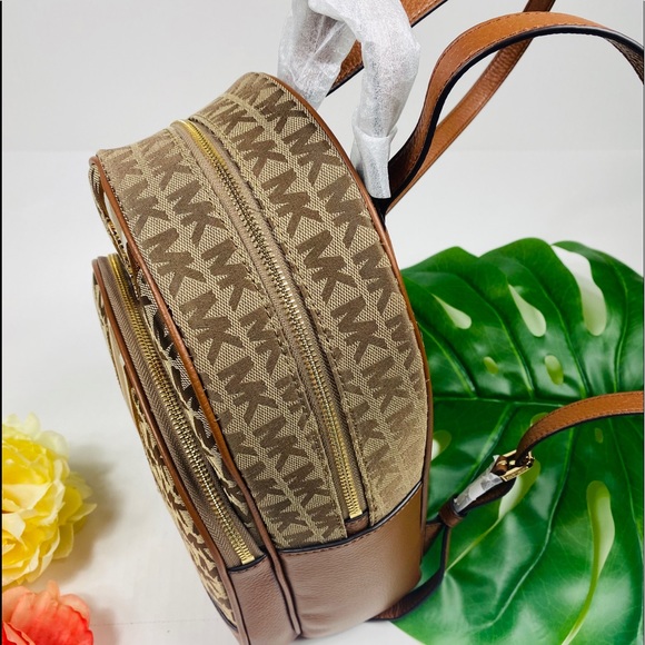 Michael Kors abbey medium backpack striped ebony - Picture 5 of 8